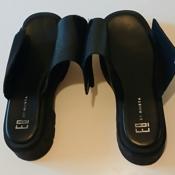 E8 Miista GUC Women's Velcro Platform Slides Size 40 - Picture 5 of 9